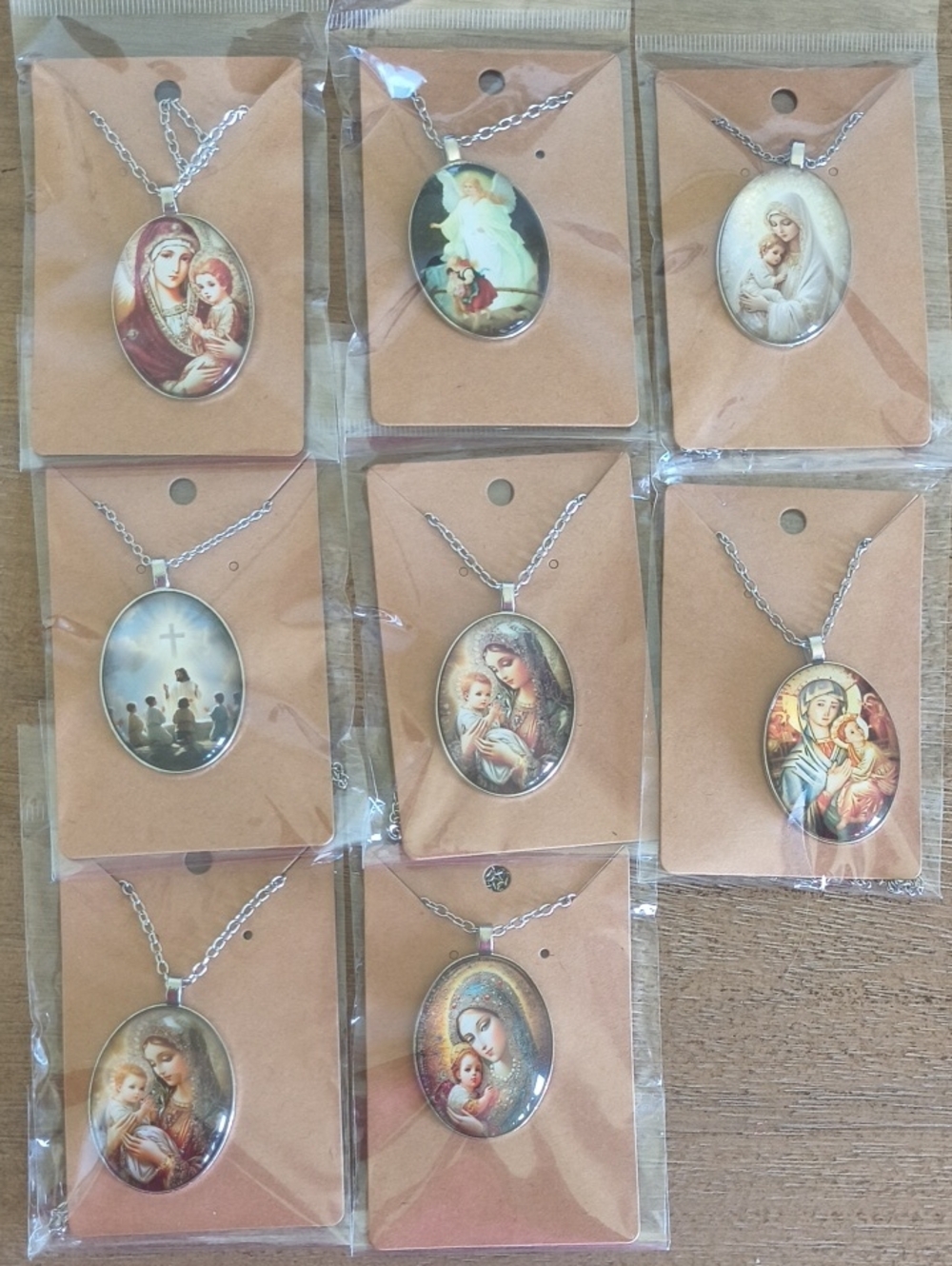 Select One Glass Religious Pendant.